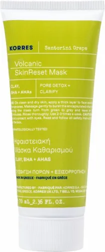 Korres Santorini Grape Hautverfeinernde Maske mit Vulkansand 70 ml Gesichtsmaske 21011863