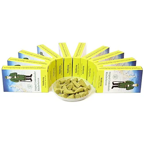 Original Crottendorfer Räucherkerzen - 10x24 Sparpack - Waldhonig Erzgebirge