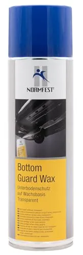 Normfest Bottom Guard Wax – Transparenter Unterbodenschutz auf Wachsbasis mit selbstheilendem Korrosionsschutz, hoher Kriechwirkung und Temperaturbeständigkeit bis 180 °C – 500ml