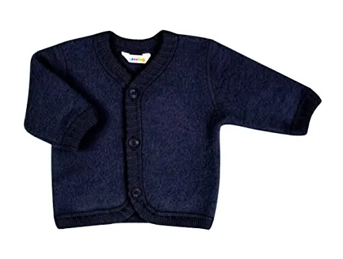Joha Cardigan Unisex, 80/1 Jahr, Marineblau - Pullover & Strickjacken für Baby-Jungen, aus hautfreundlicher Merinowolle, atmungsaktiv und thermoregulierend für optimalen Komfort.