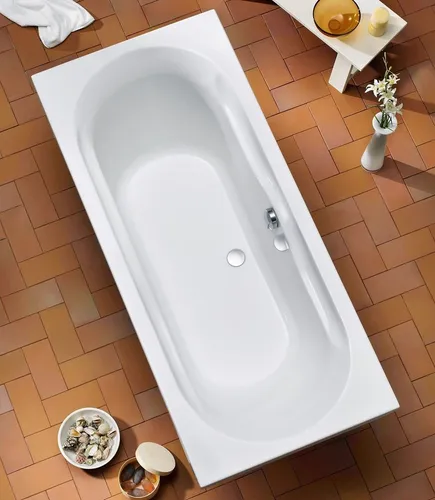OTTOFOND Badewanne Madera, (2-tlg) mit Wannenträger - Elegante Badewanne aus hochwertigem Sanitäracryl (180x80 cm) mit stabiler Formgebung. Der passgenaue Wannenträger sorgt für optimale Wärmedämmung und schützt die Wanne. Ideal für Ihr modernes Bad.