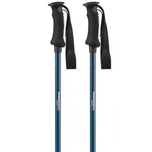 Komperdell Trekmaster Powerlock Trekkingstöcke 105-140 cm - Blau - Wanderstöcke mit Powerlock-System für einfache Höhenverstellung, ideal für anspruchsvolle Wanderungen und Bergtouren.