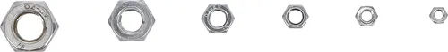 BGS-74249 Sechskant-Muttern-Sortiment Edelstahl 300-tlg.
