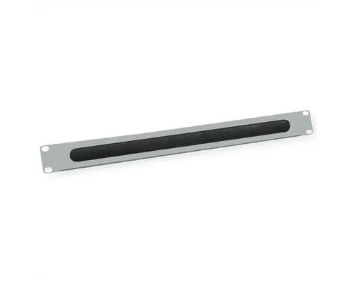 VALUE Netzwerkschrank 19-Zoll-Kabeldurchführung 1 HE mit Bürstendichtung