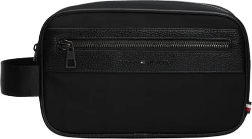 Tommy Hilfiger TH REPREVE WASHBAG Kulturbeutel in schwarz von Tommy Hilfiger