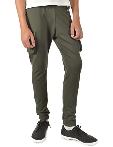 BEZLIT Kinder Jungen stylische Sport Trainings Freizeithose Olivegrün 164 - Hosen für Jungen - Modische und bequeme Stoffhose aus 80% Baumwolle, ideal für Freizeit und Sport, mit elastischem Bund und praktischen Beintaschen.