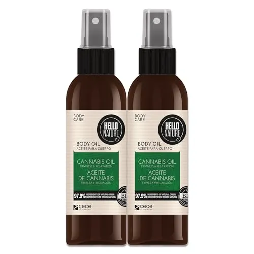 P-Beauty Naturkosmetik Hautöl Körperöl mit Bio Hanfsamenöl & Omega-Fettsäuren für geschmeidige, straffende Haut - Feuchtigkeitspflege - für trockene Haut - veganes Body Öl - Körperpflege (2x130ml)