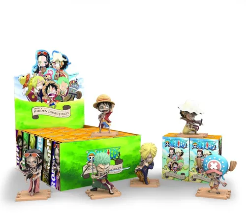 Mighty Jaxx Freeny's Hidden Dissectibles One Piece Figur 12 Einheiten