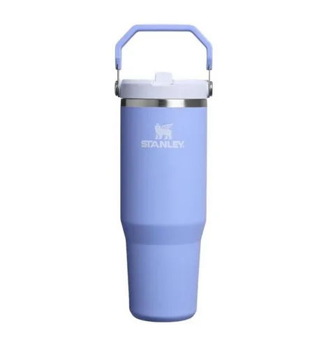 Stanley The IceFlow Flip Straw 2.0 Tumbler 0.89L - Hydrangea - Thermobehälter mit doppelwandiger Vakuumisolierung, hält Getränke bis zu 10 Stunden kalt. Ideal für Sport und Outdoor-Aktivitäten, mit ergonomischem Griff und schneller Trinköffnung.