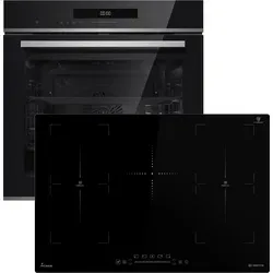 Autarkes Herdset 60cm EB8019EDP + 77cm IH87705FZ Induktionskochfeld