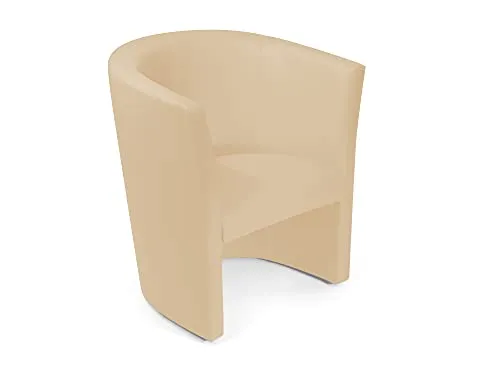 moebel-eins Charly Cocktailsessel Polstersessel Sessel Polsterstuhl Stuhl in beige, beige