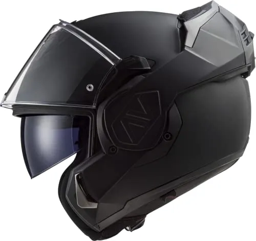LS2 ADVANT Klapphelm Motorrad Full Black, Größe L