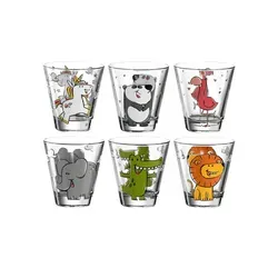 LEONARDO Kinderbecher BAMBINI 6er-Set in schwarz von LEONARDO