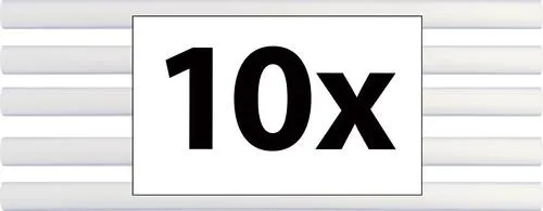 TOOLCRAFT TC-11200X10T Heißklebesticks Ø 11mm x (L) 200mm Transparent 200g 10St.