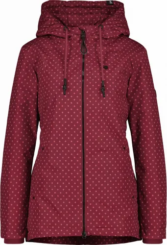 Alife & Kickin Winterjacke Damen LilouAK B – Warme Teddyfell Jacke in Cranberry - Kuschelige Winterjacke für Damen mit flauschigem Teddyfell-Innenfutter. Ideal für kalte Tage, bietet Komfort und Stil in einer trendigen Farbe.