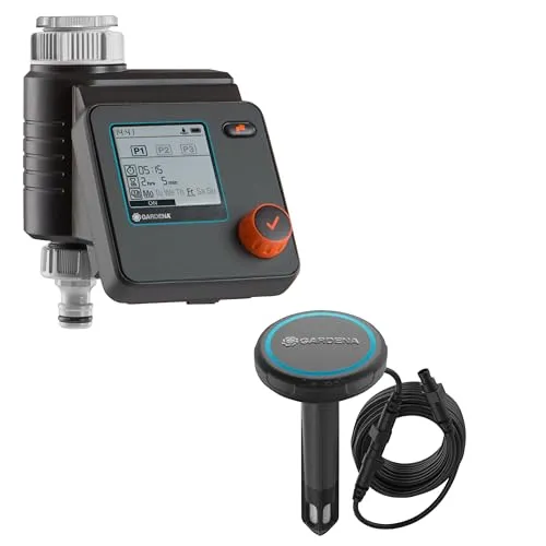 Gardena Set Water Control Select mit Bodenfeuchtesensor von GARDENA