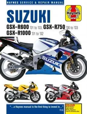 Haynes Publishing | Suzuki GSX-R600, GSX-R750 & GSX-R1000 Ratgeber