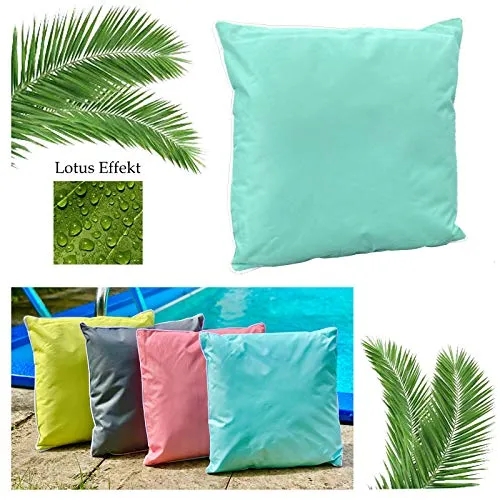 Zierkissen Türkis von Heimtexland