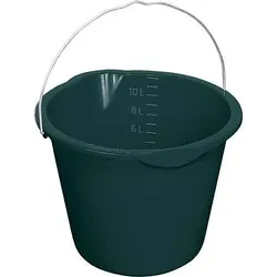 Eimer mit Tülle, 12 Liter schwarz