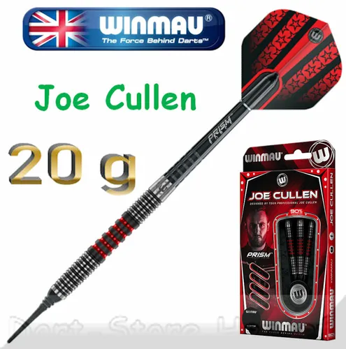 Winmau Joe Cullen Signature Softdart - 20g - Steel-Dartpfeile, speziell für Profi-Dartspieler entwickelt, vereinen fortschrittliches Design und optimale Kontrolle für präzise Würfe.