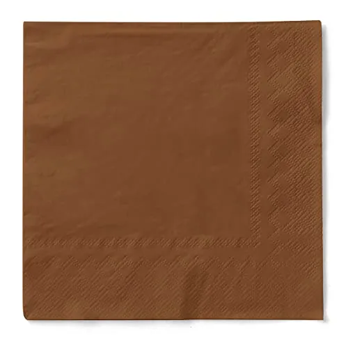 Sovie HOME Serviette in BRONZE aus 3-lagigem Tissue, 40 x 40cm, 1/4 Falz, 20 Stück, stilvolle Papierservietten für Hochzeit, Party, Dinner, Event & Feier