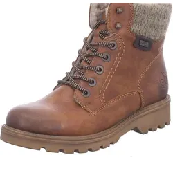 Rieker Stiefelette - Robuste Kunstleder-Wanderschuhe - Wanderschuhe mit wasserabweisender RiekerTEX-Membran, optimaler Passform und warmem Futter für trockene Füße und Komfort in Herbst und Winter.