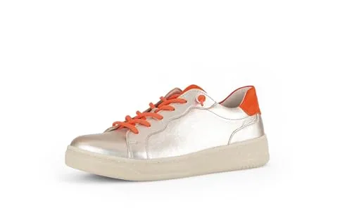 Gabor Damen Low-Top Sneaker - Damen-Sneaker aus hochwertigem Glattleder, mit bequemer TR-Sohle und flachem Absatz für optimalen Tragekomfort im Alltag.