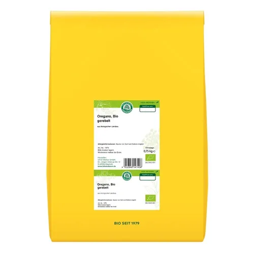 Oregano gerebelt getrocknet 0,75kg | LEBENSBAUM von Lebensbaum