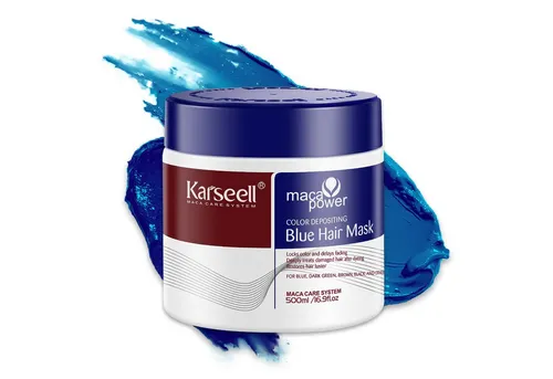 Karseell Haarmaske – Blaue Haarmaske für Farbauffrischung - Die Karseell Haarmaske neutralisiert Gelbstich in gefärbtem, blondiertem Haar in nur 5–15 Minuten. Für kühle, glänzende Farben ohne Friseurbesuch – Pflege und Farbkorrektur in einem Schritt.
