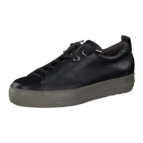 Paul Green Sneaker - Schwarz Glattleder Größe: 40.5 Normal - Sneaker für Damen, aus hochwertigem Glattleder, bietet maximalen Tragekomfort und einen stylischen Look – ideal für jeden Anlass von casual bis business.