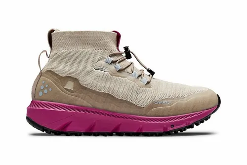 Craft Laufschuh Damen Nordic Fuseknit Mid W - 37,5 - Vielseitiger All-Terrain Laufschuh mit wasserdichter Membran und hohem Schaft für optimalen Schutz und Komfort. Ideal für verschiedene Untergründe und Wetterbedingungen. Perfekt für Abenteuer im Freien!