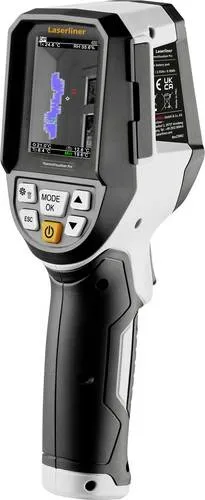 Laserliner ThermoVisualizer Pro Infrarot-Thermometer - Lasermessgeräte für präzise Temperaturmessungen, visualisiert Temperaturverläufe und zeigt Taupunkttemperaturen, ideal für Gebäudediagnosen und technische Inspektionen.