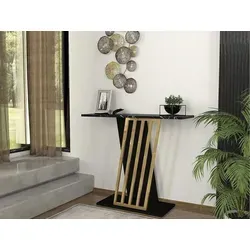 Konsole in gold von Vente-unique