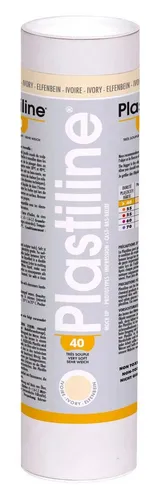 Plastiline Knete 1 kg - Sehr weiche Modelliermasse in Elfenbein - Knete, die hochpräzise und stabil bleibt, hinterlässt keine Rückstände beim Trocknen und ist ideal für detaillierte Modelle.