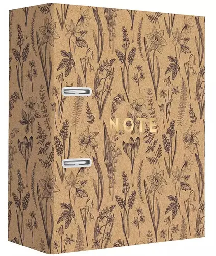 Segregator A4, grzbiet 7.5 cm, Kraft Botaniqe Interdruk 5902277296726