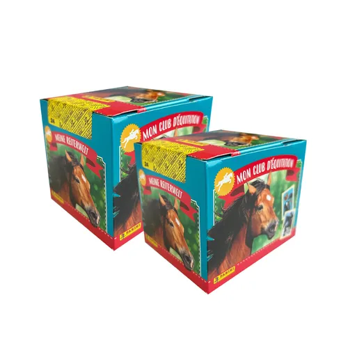 Panini Pferde - Meine Reiterwelt - Sammelsticker Set - Non-Sport Sammelsticker für Pferdefans, ideal zum Tauschen und Sammeln. Enthält 72 Tüten aus der beliebten Kollektion 'Meine Reiterwelt' von Panini.