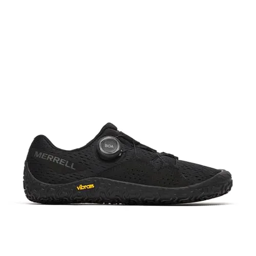 Merrell Unisex Vapor Glove 6 BOA Sneaker - Schwarz, 38 EU - Laufschuhe mit BOA-Verschlusssystem für eine optimale Passform und maximalen Komfort beim Laufen.
