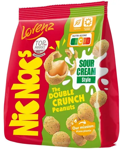 Lorenz Nic Nacs Sour Creme Style - Nic Nac's Sauerrahm Erdnüsse - 110g