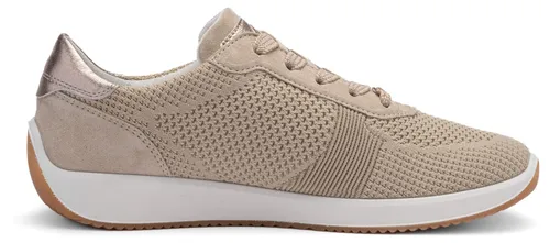 Ara 54052-08 LISSABON 4.0, Damen Sneaker in Beige, Größe 37 - Leichter Sneaker mit HighSoft-Technologie für perfekten Komfort. Der Materialmix sorgt für eine ansprechende Optik. Mit herausnehmbarem Fußbett und rutschhemmender Sohle ist er ideal für den Alltag.