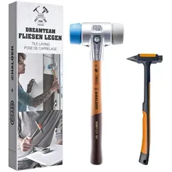 HALDER Simplex-Pluxbox Schonhammer Picard - 3113s002 - 525gr - Hämmer für Fliesenleger: Die Aktionsbox vereint den leichten SIMPLEX-Schonhammer und PICARD Fliesenlegerhammer für präzises Arbeiten ohne Beschädigungen.