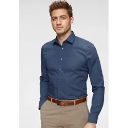 OLYMP Businesshemd No. Six super slim Bügelleicht blau 36 - Elegantes, bügelleichtes Businesshemd in Blau. Ideal für den zeitlosen Look im Büro, mit hohem Tragekomfort und pflegeleichtem Material für stressfreies Waschen.
