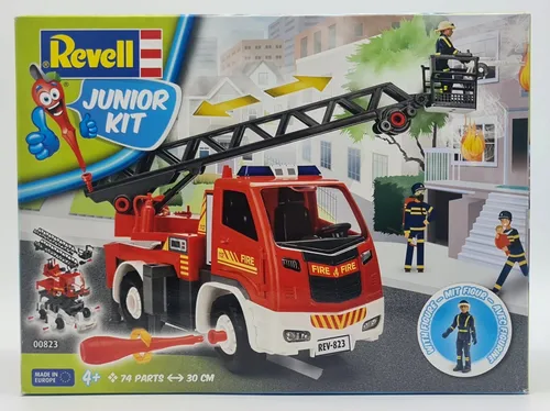 Revell 00823 Junior Kit Feuerwehrfahrzeug Modellbau für Kinder 4 Jahre NEU & OVP