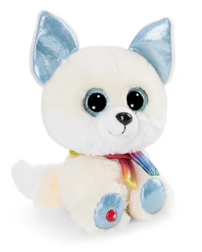 NICI GLUBSCHIS Kuscheltier Schneefuchs Nounuk 15cm – weiß – Weiches Plüschtier – niedliches Stofftier zum Kuscheln & Spielen – tolle Geschenkidee für Kinder & Erwachsene – 62189