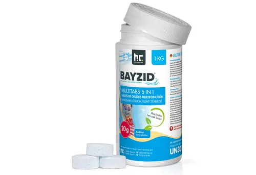 Höfer Chemie GmbH Poolpflege 1 kg BAYZID® Multitabs 20g 5in1 für Pools