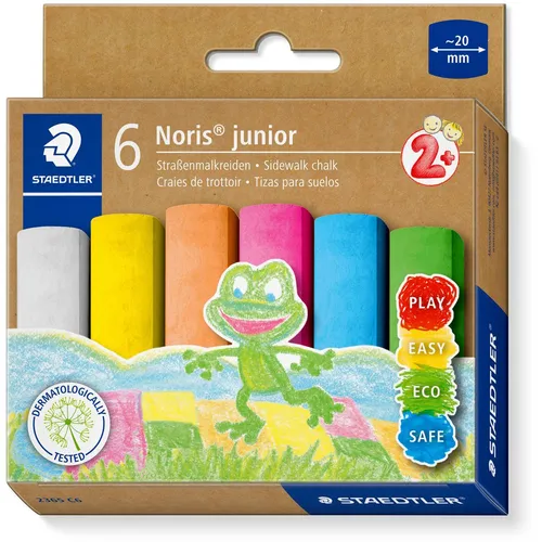 STAEDTLER Straßenmalkreide Noris junior 6 Stk. retail von STAEDTLER