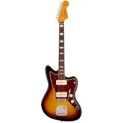 Fender American Vintage II 1966 Jazzmaster 3-Color Sunburst - Gitarren, authentischer Vintage-Sound mit 2x Pure Vintage '66 Single-Coil Tonabnehmer, inklusive hochwertigem Koffer für optimale Aufbewahrung.