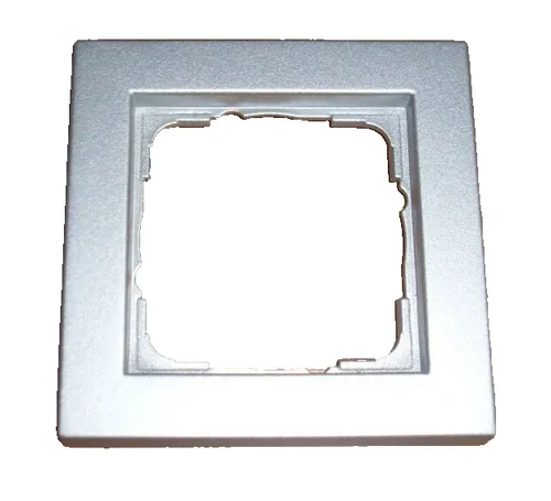 Abdeckrahmen 1-fach E2 Aluminium Gira 021125  Abdeckrahmen 1-fach E2 Aluminium