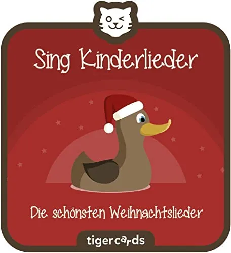 tigermedia tigercard Sing Kinderlieder Die schönsten Weihnachtslieder Weihnachtsgeschenk Kinder tigerbox Boombox Hörspiele Hörbücher Kindermusik