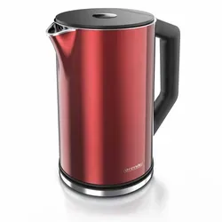 Arendo Edelstahl Wasserkocher mit Temperatureinstellung 40°-100°C