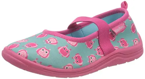 Playshoes Eulen, Unisex-Kinder Niedrige Hausschuhe, Türkis (türkis 15), 26/27 EU (9 Child UK)